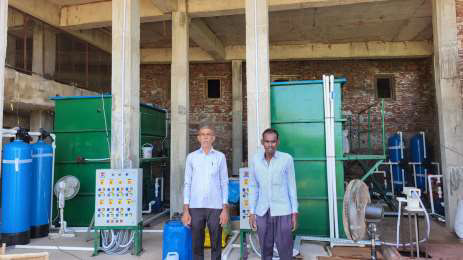 100 KLD sewage and effluent treatment plant — Neemrana Hotel, Rajasthan